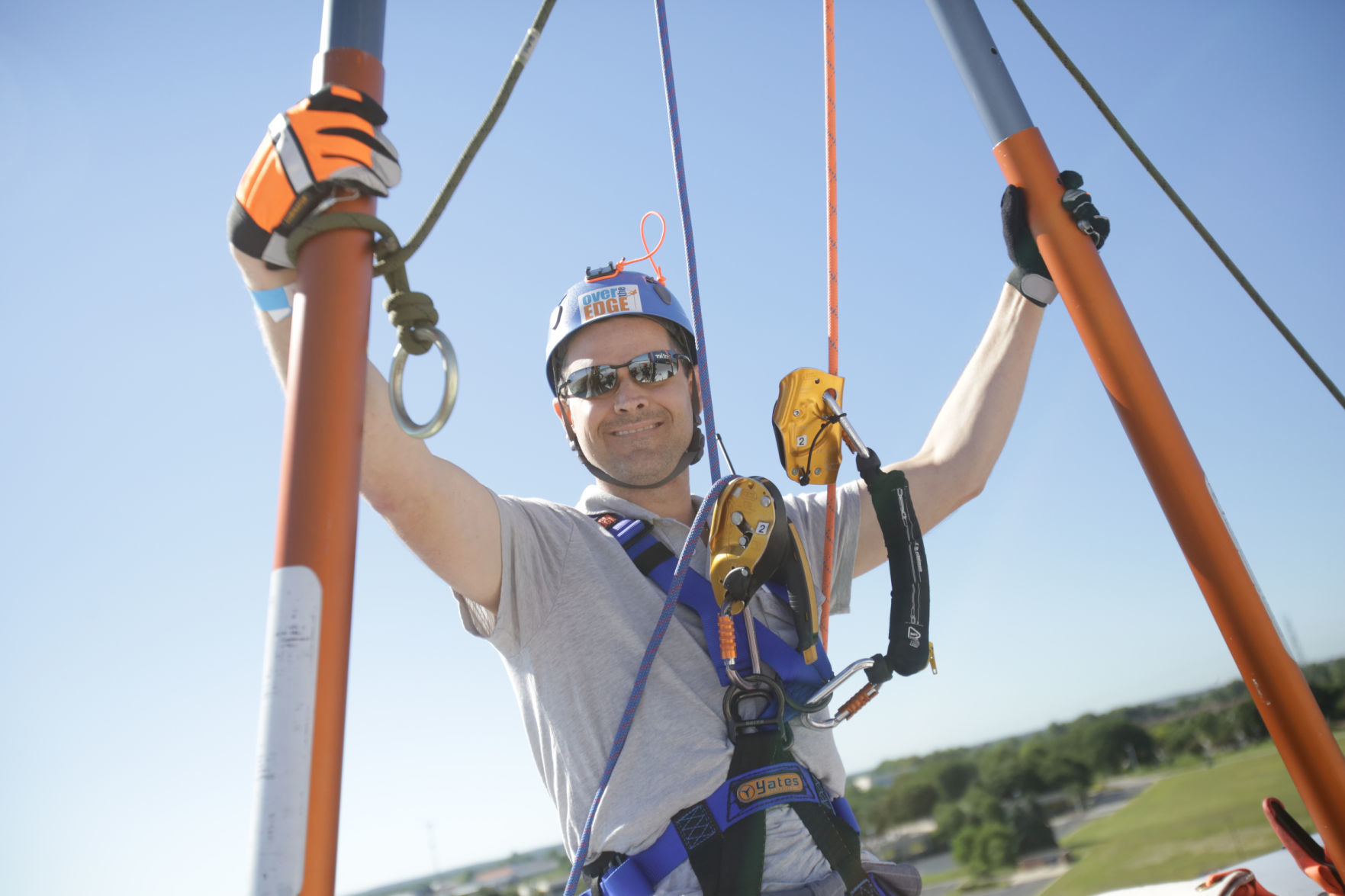 Lake Area United Way Rappelling